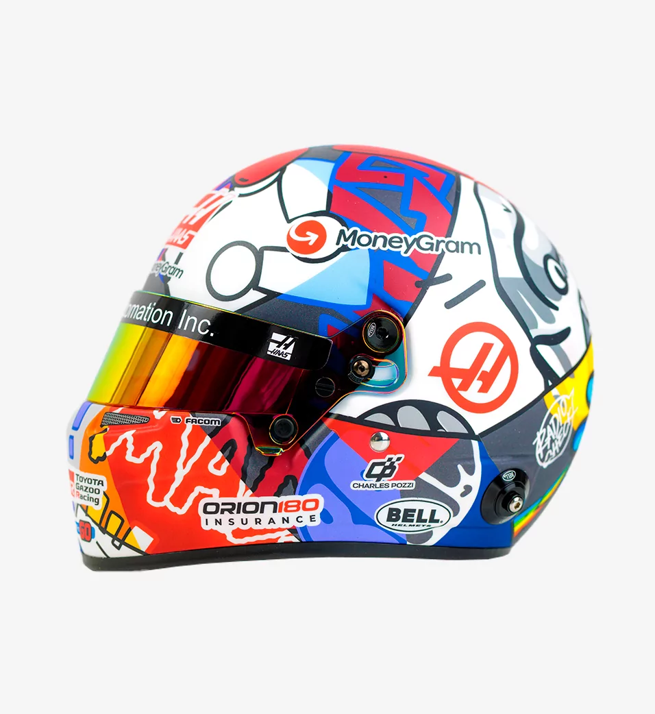 ESTEBAN OCON X RICHARD ORLINSKI MINI HELMET 1:2