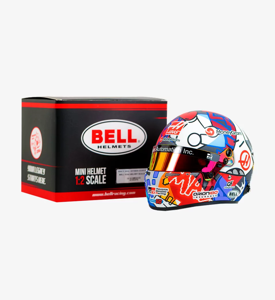 ESTEBAN OCON X RICHARD ORLINSKI MINI HELMET 1:2