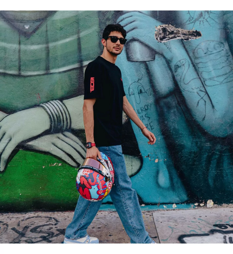 ESTEBAN OCON X RICHARD ORLINSKI HELMET 1:1
